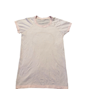 Lululemon Swiftly Tech Short Sleeve 2.0 shirt Sz 8 Strawberry Milkshake